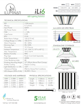 Load image into Gallery viewer, Iluminar 630W iLi6 Foldable LED Grow Light - 120V / 277V
